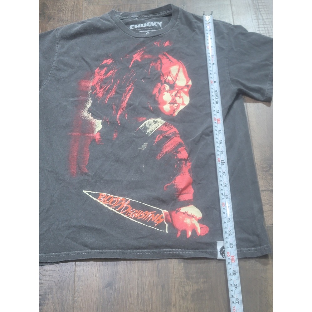 Ripple Junction Chucky Bloody Disgusting Horror Graphic T-Shirt Mens Medium